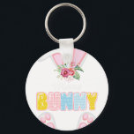 mama bunny (2), retro, vintage key ring<br><div class="desc">Durable and lightweight keychain featuring a vibrant,  high-quality print,  perfect for keys,  bags,  backpacks,  small gifts,  souvenirs,  and everyday accessories.</div>