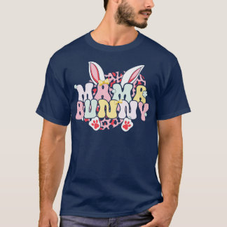 Mama Bunny Easter Animal Print T-Shirt