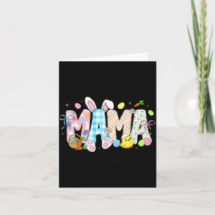 Mama Bunny Eggs Funny for Mum Women Mothers Card