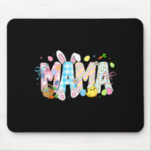 Mama Bunny Eggs Funny for Mum Women Mothers Mouse Pad