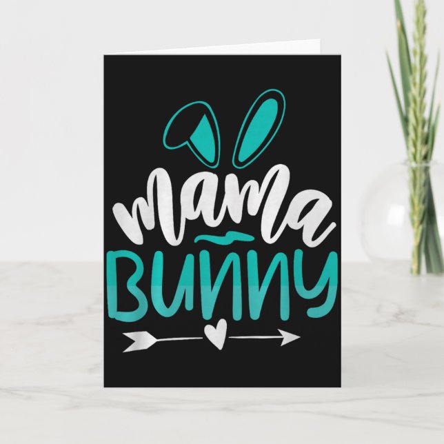 Mama Bunny Premium Tri-blend  Card (Front)