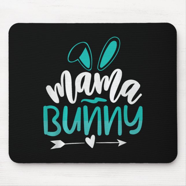Mama Bunny Premium Tri-blend  Mouse Pad (Front)