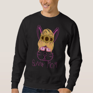 Mama Bunny Smart Cute Birthday Easter Christmas Wo Sweatshirt