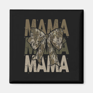 Mama Camo Coquette Bow Hunting For Mum Mama Magnet