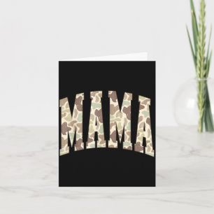 Mama camouflage mummy funny happy mother's day mum card