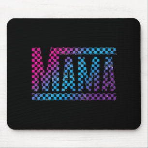Mama Checkered Mommy New Mom Happy Mothers Day Mom Mouse Pad