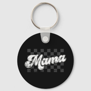 Mama Chequered Vintage Mothers Day Mum Women Key Ring