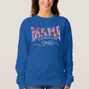 MAMA Cherries Coquette Personalised Sweatshirt