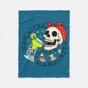 Mama cita mamacita needs a margarita funny mothers fleece blanket