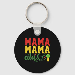 Mama Cita Mexican Cinco De Mayo Key Ring