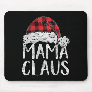 Mama Claus Christmas Costume Gift Santa Matching F Mouse Pad