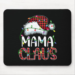 Mama Claus Christmas Lights Matching Family Xmas P Mouse Pad