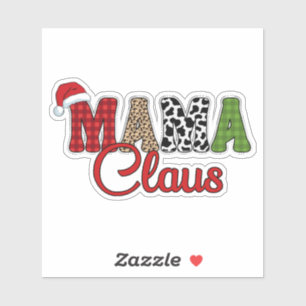 Mama Claus Plaid Pattern-60096