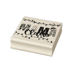Mama Claus Rubber Stamp