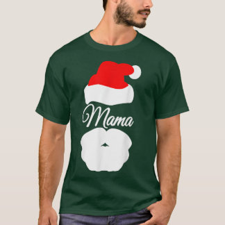 MAMA CLAUS SANTA CLAUS NIKOLAUS COSTUME MOM WOMEN  T-Shirt