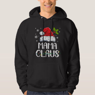 Mama Claus Santa Funny Christmas Pajama Matching F Hoodie