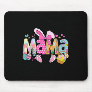Mama Coquette Bow Bunny Easter Funny Mum Mummy Hap Mouse Pad