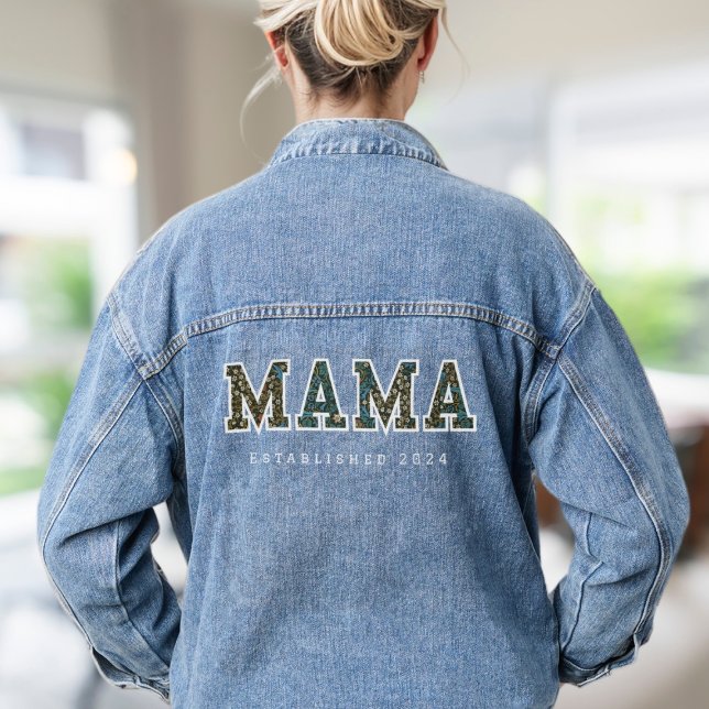 Mama customised year - trendy  denim jacket (Creator Uploaded)