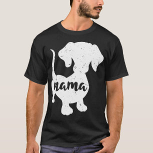 Mama Dachshund Dog Lover Fur Mum Mothers Day T-Shirt