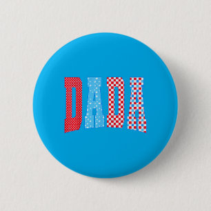 Mama Dada Mini 4th Of July Aamerican Family 6 Cm Round Badge