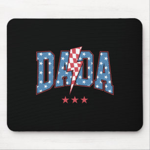 Mama Dada Mini 4th Of July American Family Matchin Mouse Pad