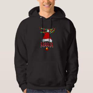 Mama Deer Matching Family Christmas Costume Reinde Hoodie