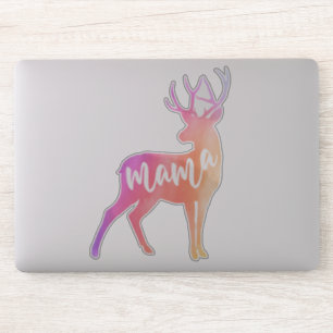Mama Deer Watercolor Sticker