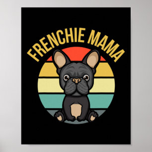 Mama Dog Mum Gifts For Women Fun Graphic Poster