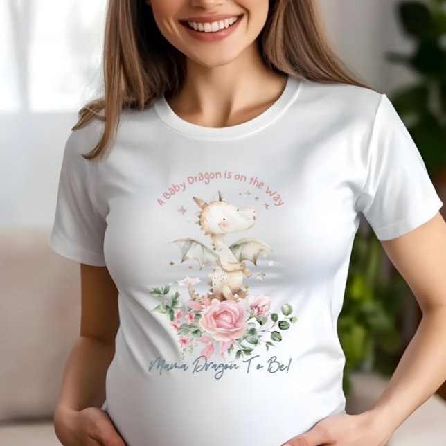 Mama Dragon To Be Baby Shower  T-Shirt (Creator Uploaded)