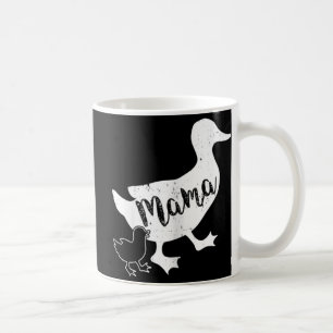 Mama Duck and 1 Baby Duckling Fun Mum Coffee Mug