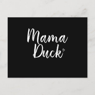 Mama Duck , Cute Duck, Mors Day, Gifts Mum Invitation Postcard
