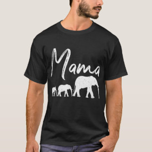 Mama Elephant Cute Mother's Day Gift Mum Mummy T-Shirt