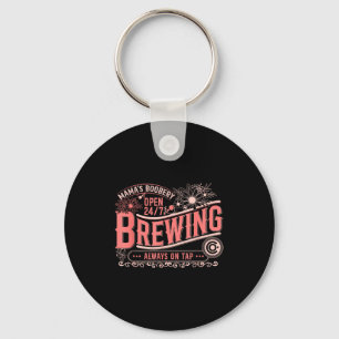 Mama Ery Brewery Brewing Co New Mom Funny Breast F Key Ring