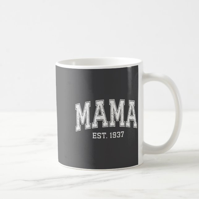 Mama Est 1937 Mom D Mothers Day Ized  Coffee Mug (Right)