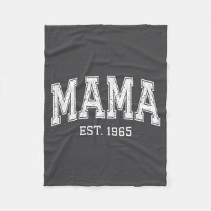 Mama Est 1965 Mom D Mothers Day Ized  Fleece Blanket