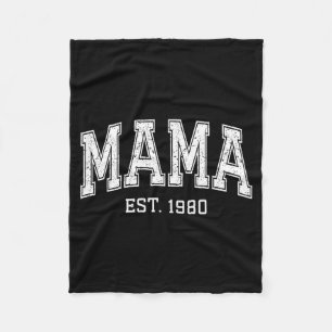 Mama Est 1980 Mom D Mothers Day Ized Fleece Blanket
