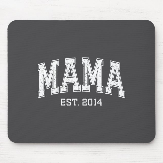 Mama Est 2014 Mom D Mothers Day Ized  Mouse Pad (Front)
