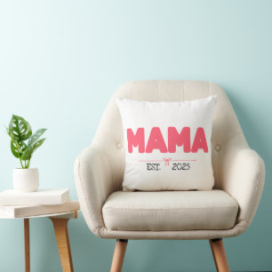 MAMA EST. 2025 – Custom Gifts for Moms Cushion