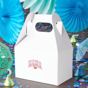 Mama est 2025 Mothers Day Coquette bow Favour Box