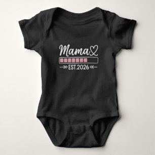 Mama est. 2026 Pregnancy Announcement Mum  Baby Bodysuit