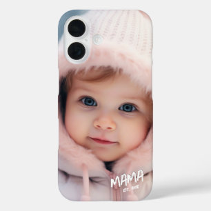 Mama Est Mum Keepsake Photo  iPhone 16 Case