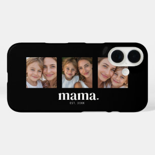Mama Established Black 3 Photo iPhone 16 Case
