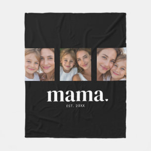 Mama Established Photo Fleece Blanket