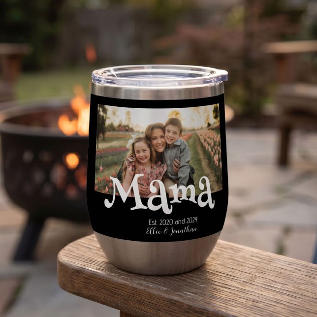 Mama Established Photo Kids Name Fun Text (Creator Uploaded)