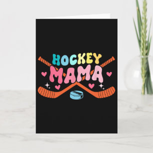 Mama Father's Day Costume Hockey Player Fan Lover Card