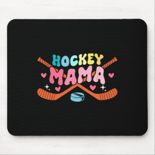 Mama Father's Day Costume Hockey Player Fan Lover Mouse Pad