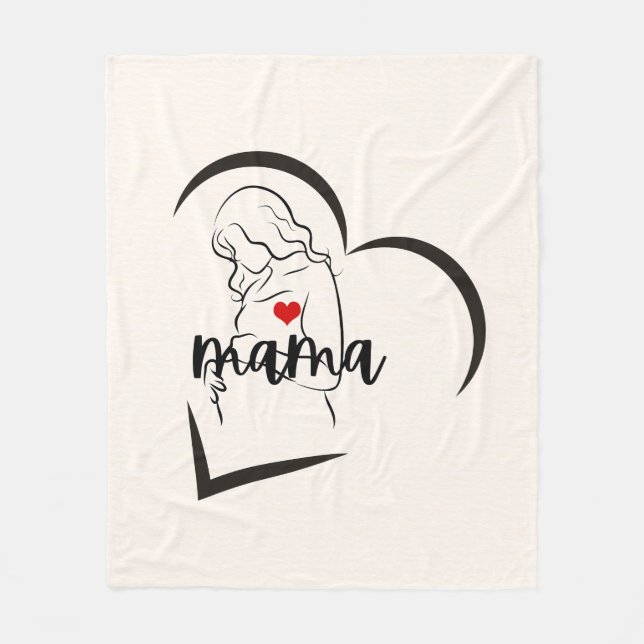 MAMA FLEECE BLANKET (Front)