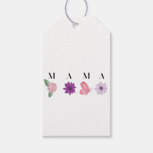 MAMA Floral, Mother’s Day, Birthday Gift, Editable Gift Tags