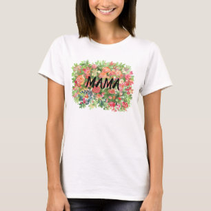 MAMA, Flowers, T-Shirt