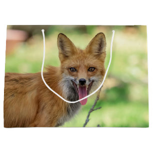 Mama Fox in the Hudson Valley Large Gift Bag